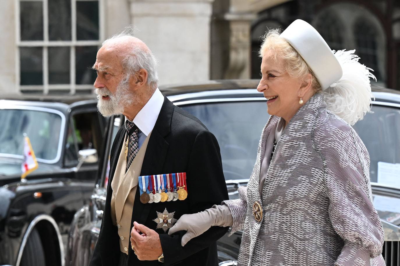 El príncipe Michael de Kent y la princesa Marie-Christine von Reibnitz.