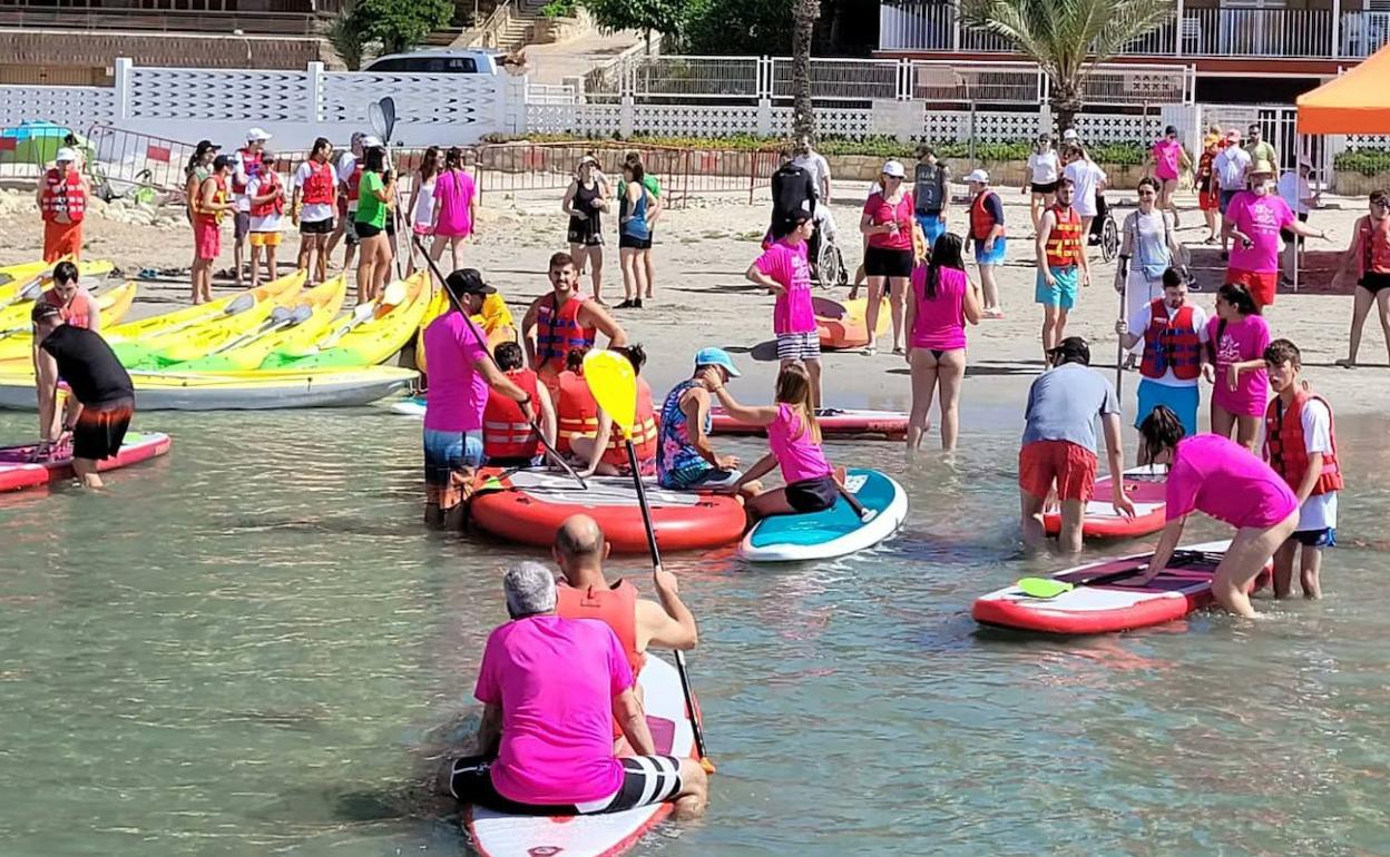 Jornada inclusiva 'La Mar Solidaria', este sábado en Alicante. 