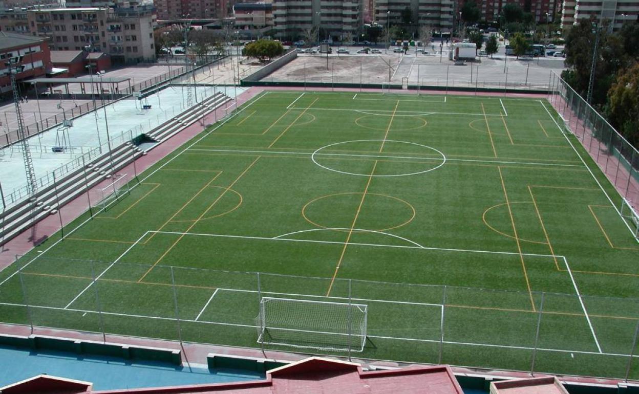 Campo de fútbol Florida-Babel, en Alicante. 