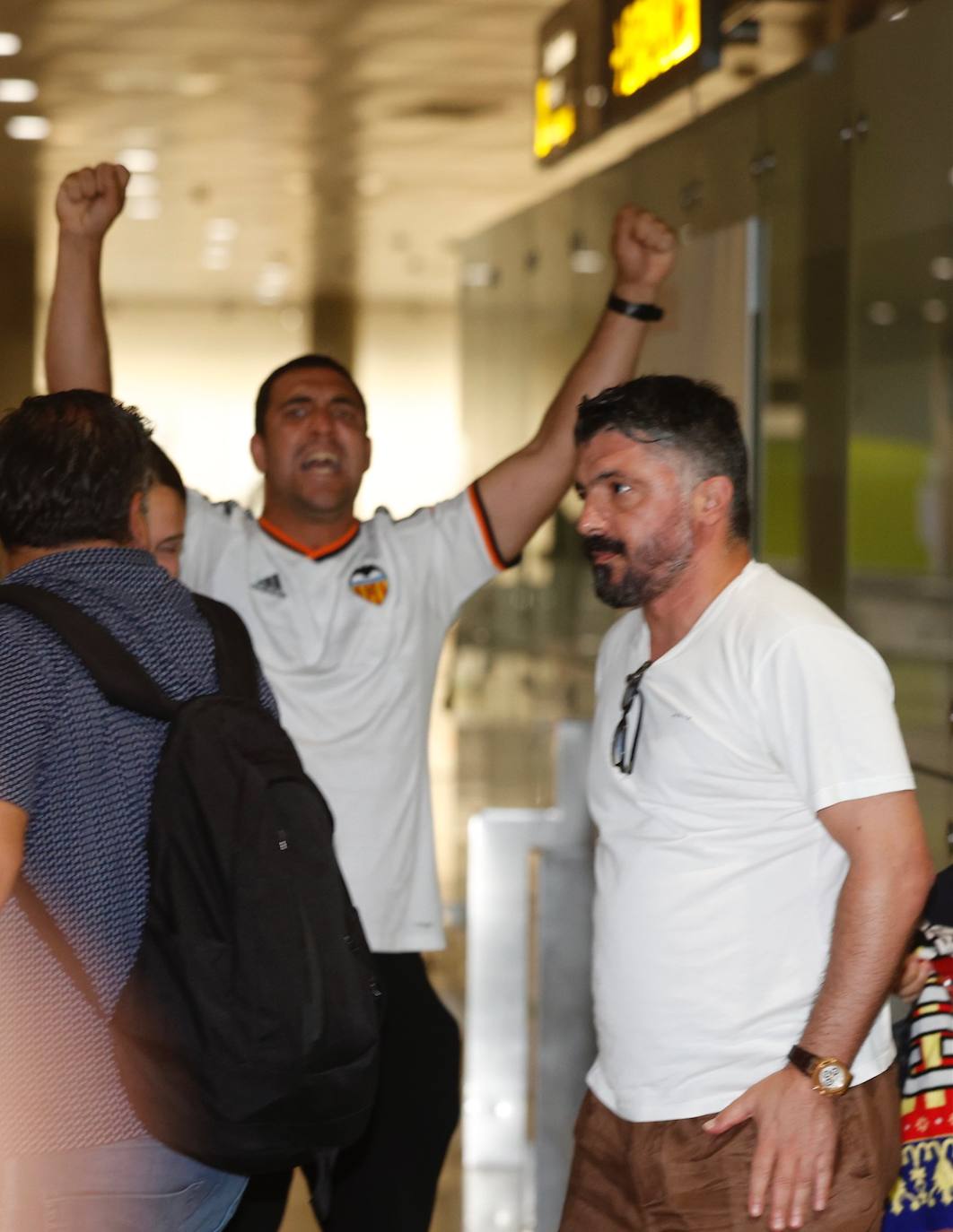 Fotos: Gattuso aterriza en Valencia