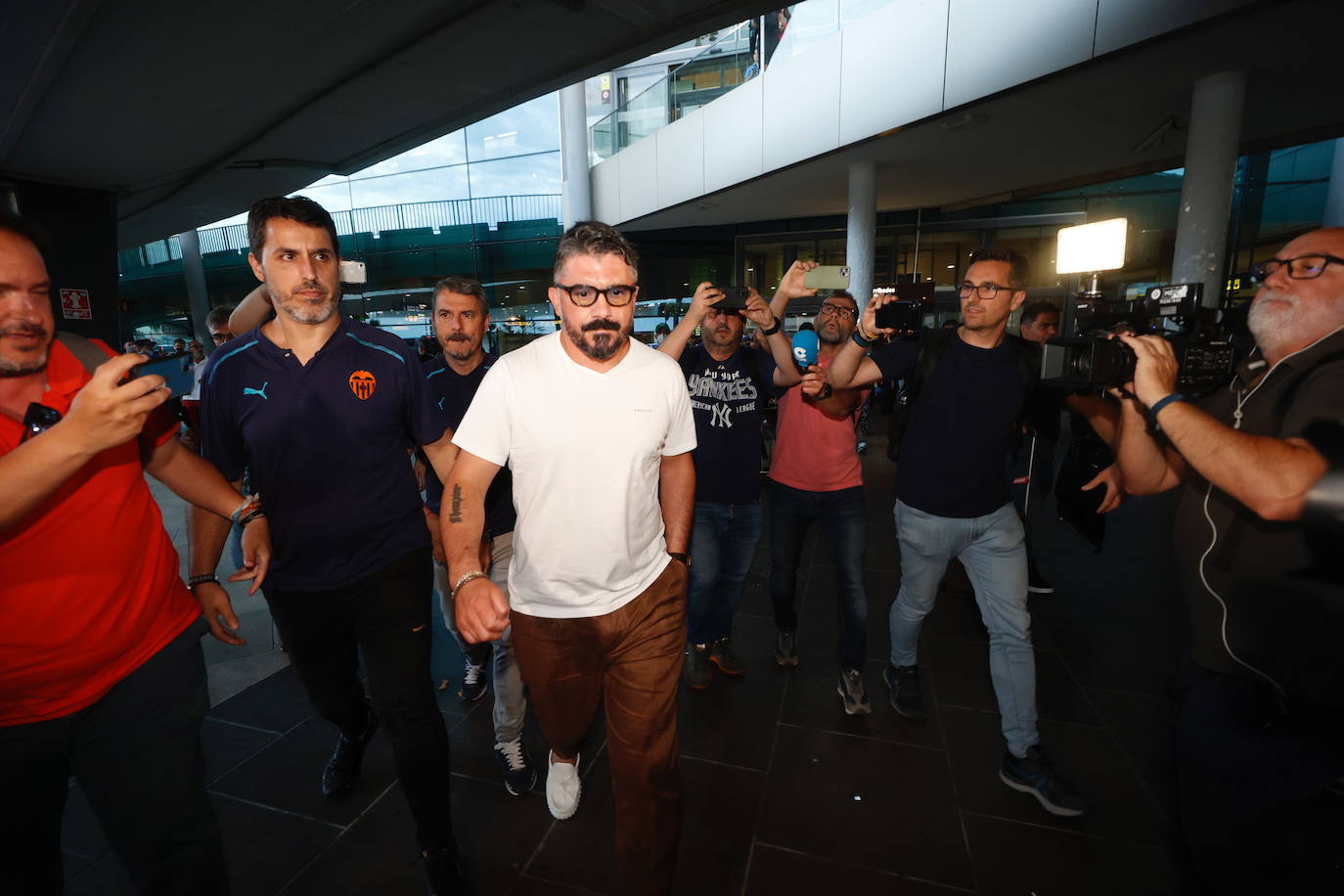 Fotos: Gattuso aterriza en Valencia