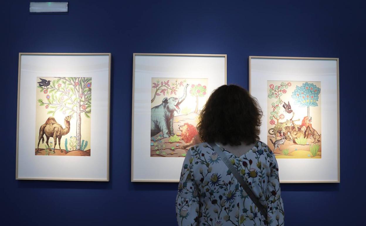 Las ilustraciones de Aitana Carrasco, en el MuVIM. 