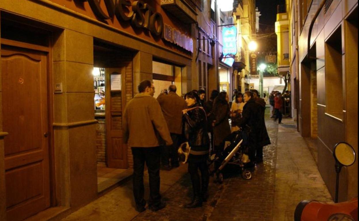 Calle Les Barraques de Castellón. 