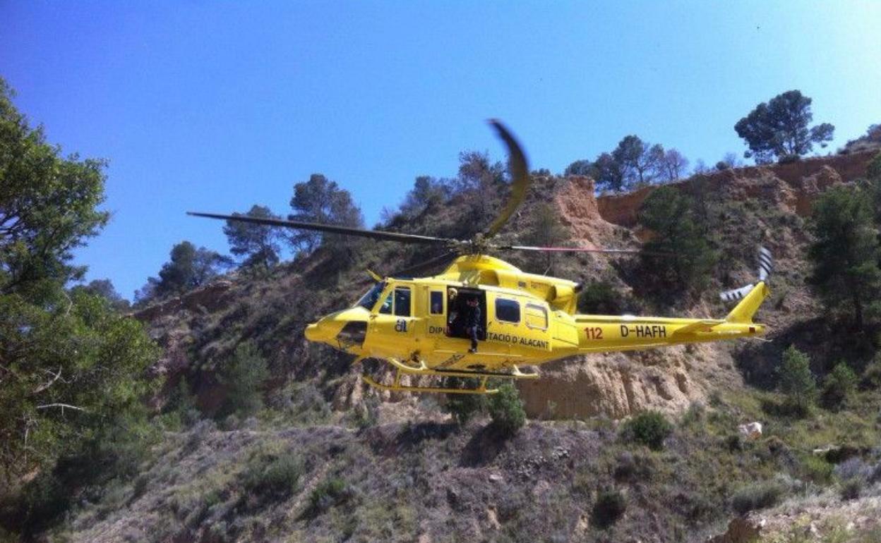 Imagen de archivo del helicóptero de los bomberos de Alicante