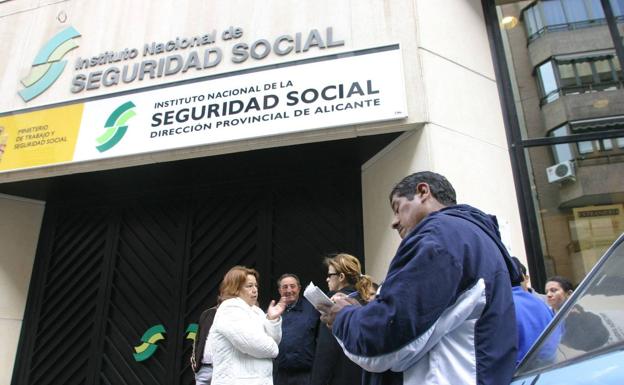 Una oficina de la Seguridad Social.