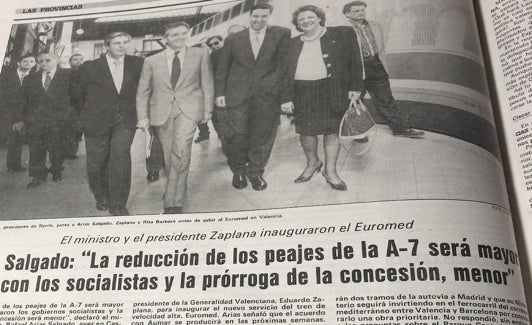 Página de LAS PROVINCIAS sobre la inauguración. 