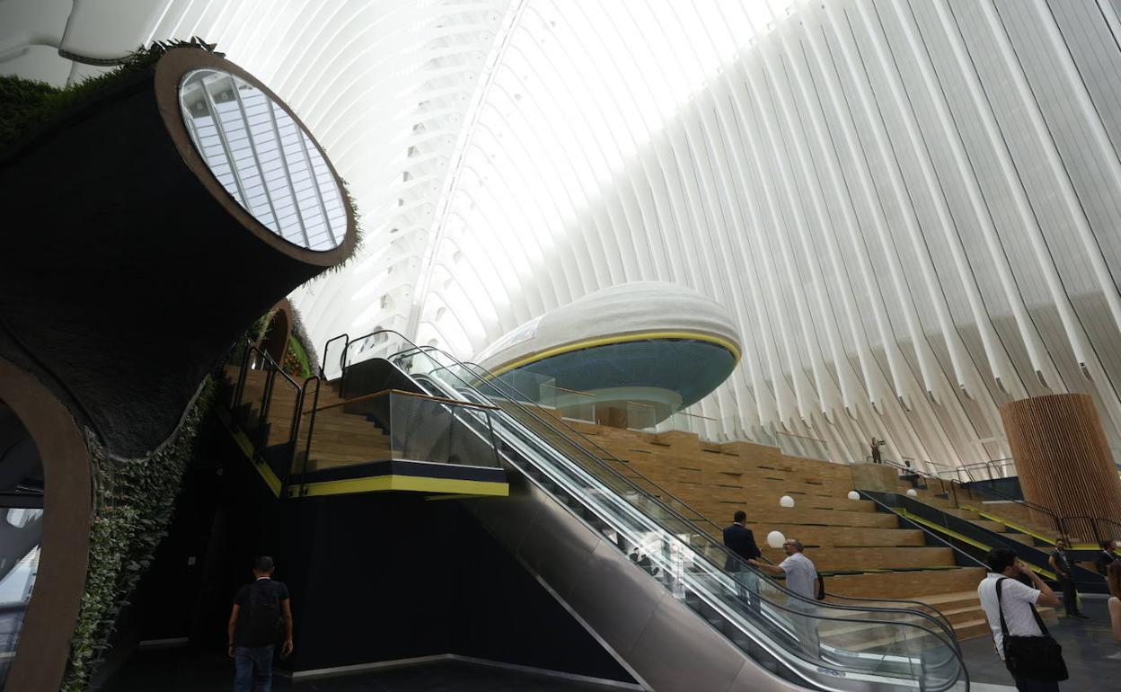 Interior de CaixaForum. 