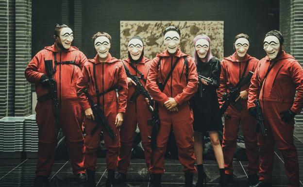 El desfriz se mantiene en la versión coreana de 'La casa de papel'. 