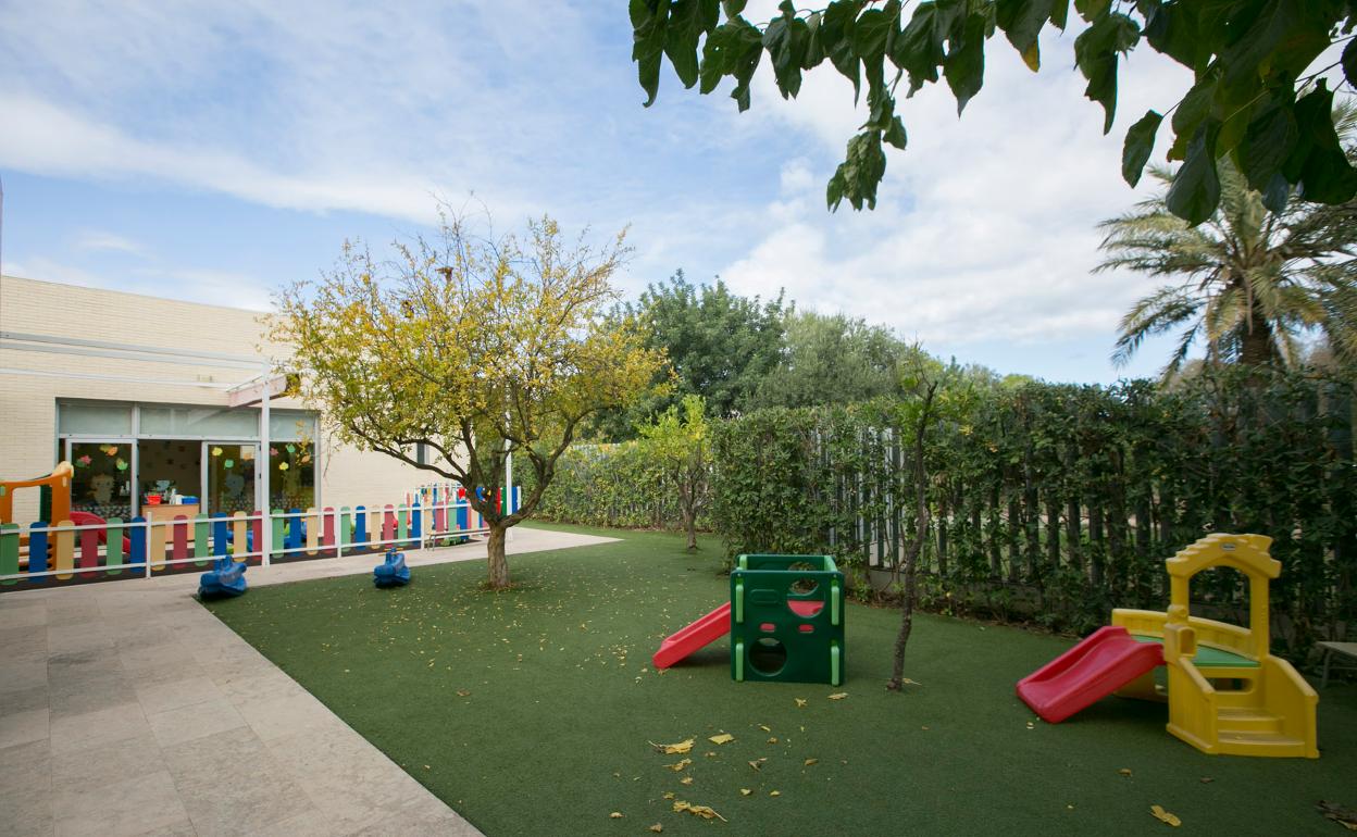 Una escuela infantil de la red pública de Gandia. 