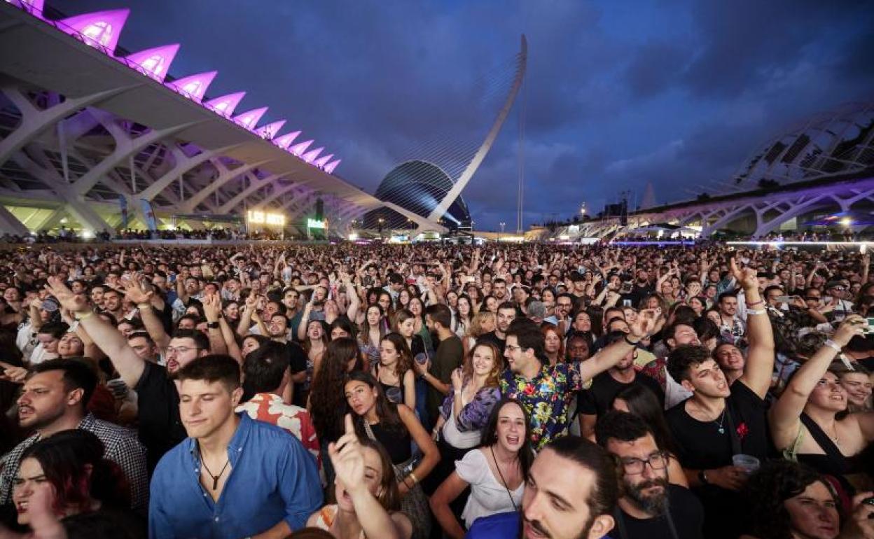 Público en la última edición del festival de Les Arts en Valencia. 