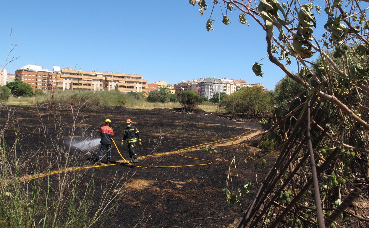 Los bomberos han podido controlar rápidamente el incendio