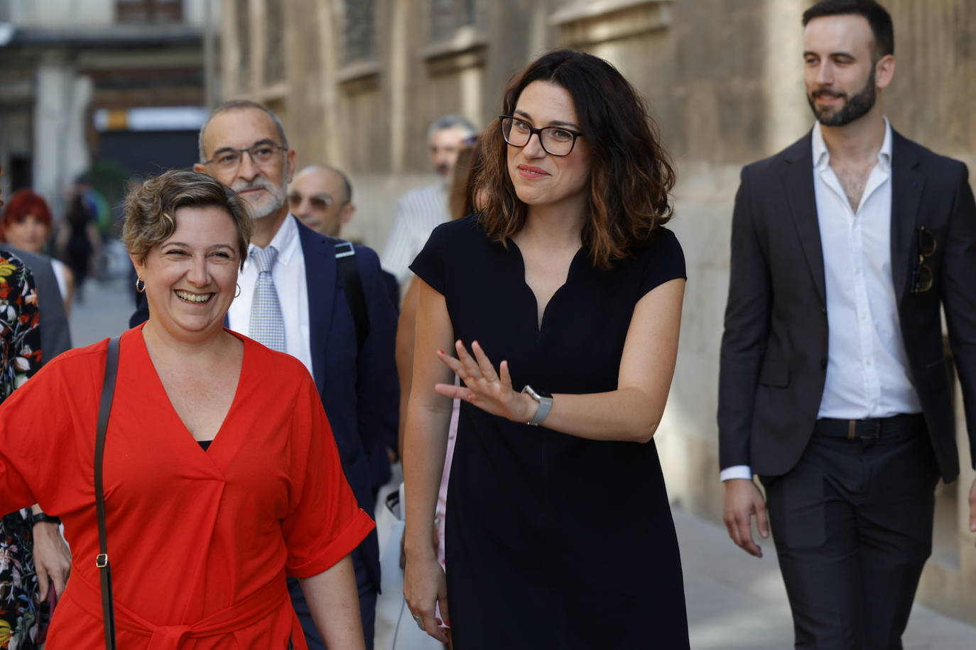 Aitana Mas ha tomado posesión del cargo en el Palau de la Generalitat. 