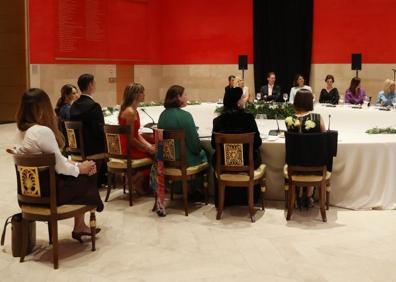 Imagen secundaria 1 - Imágenes de la cena de gala en el Prado. 