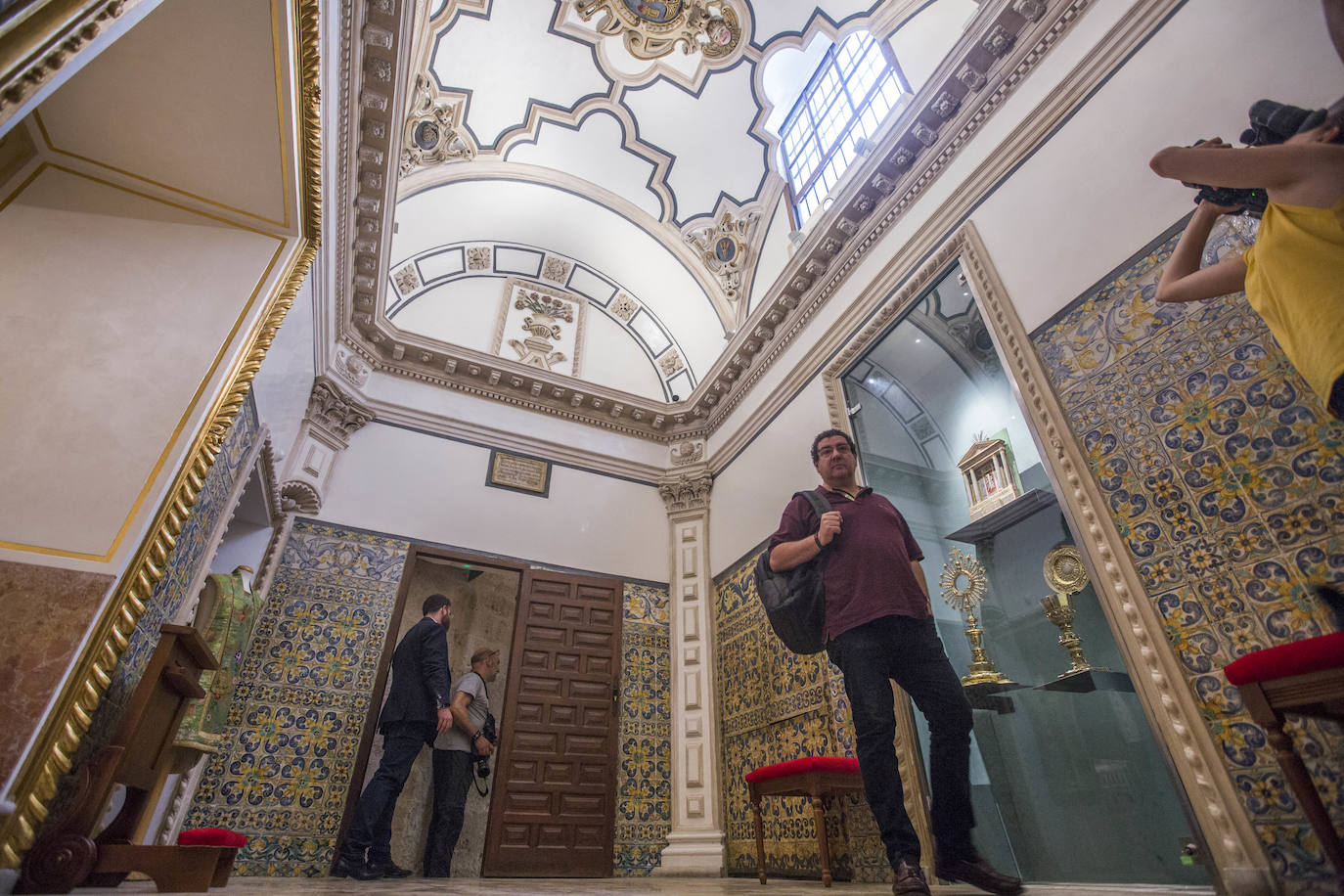 Fotos: Los últimos hallazgos en la parroquia de San Nicolás de Valencia al descubierto