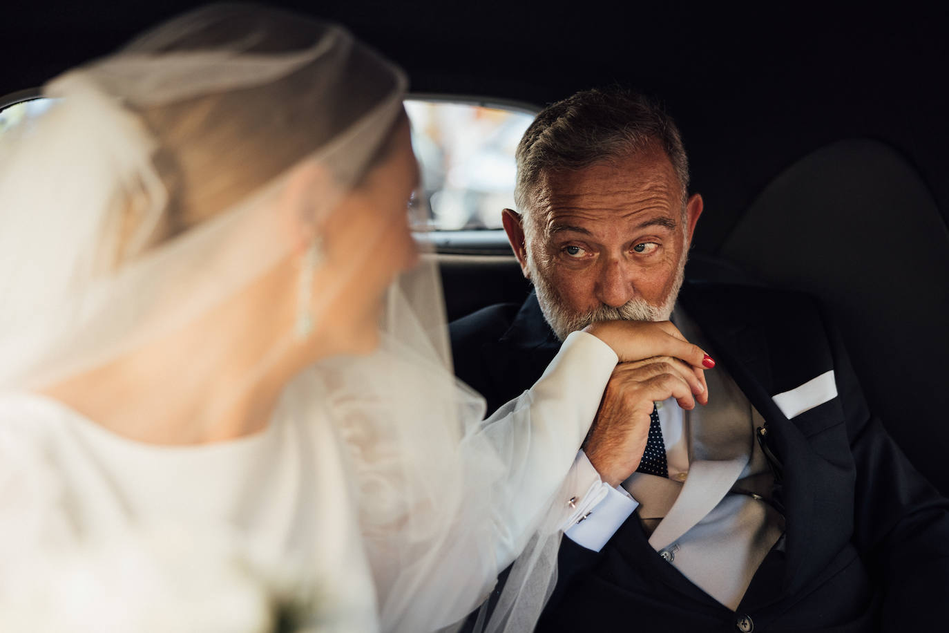 Ana García-Reyes y su padre, Antonio.