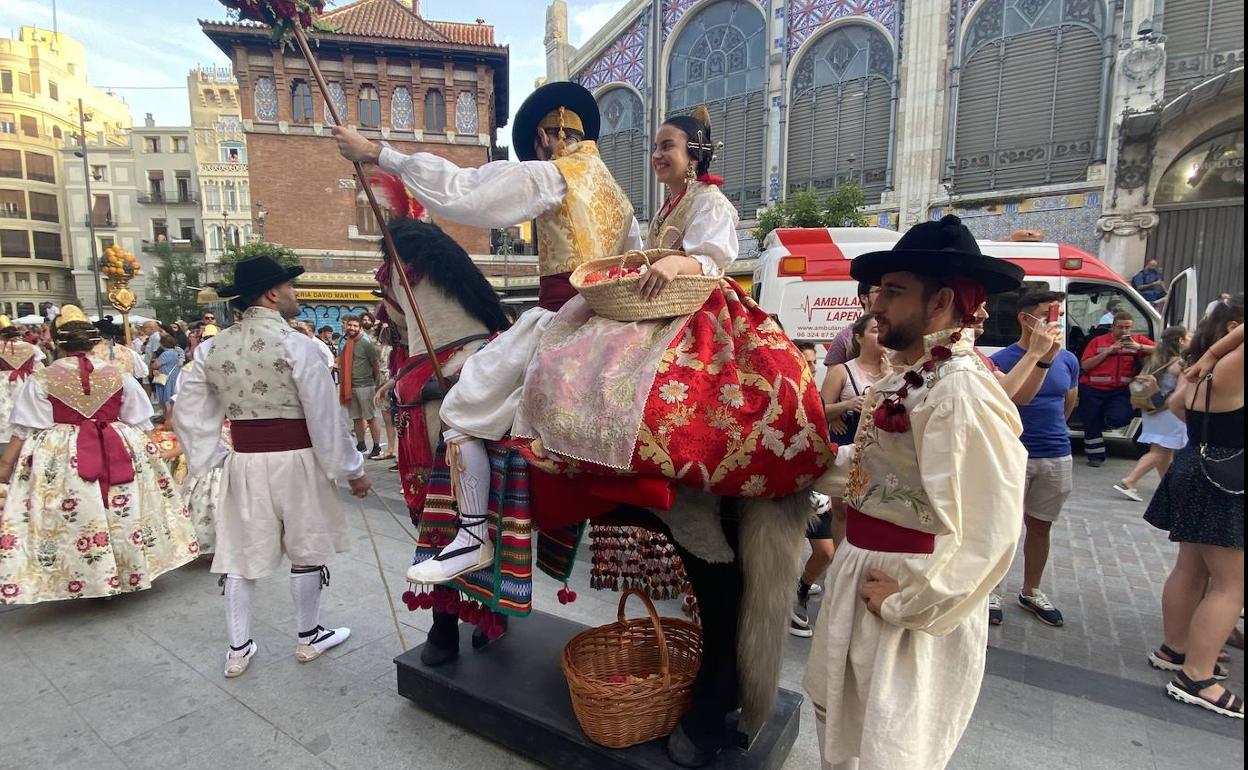 Cabalgata inaugural de la Feria de Julio de Valencia. 