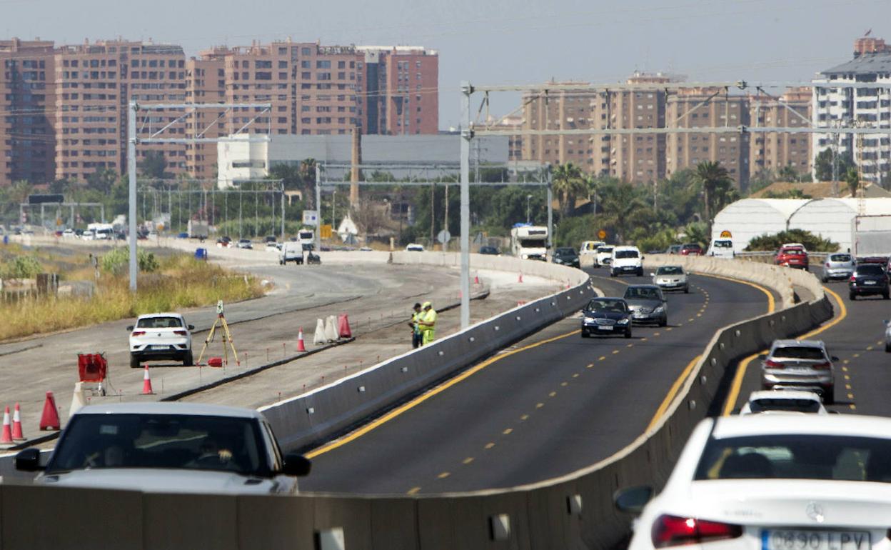 Las obras en la V-21.