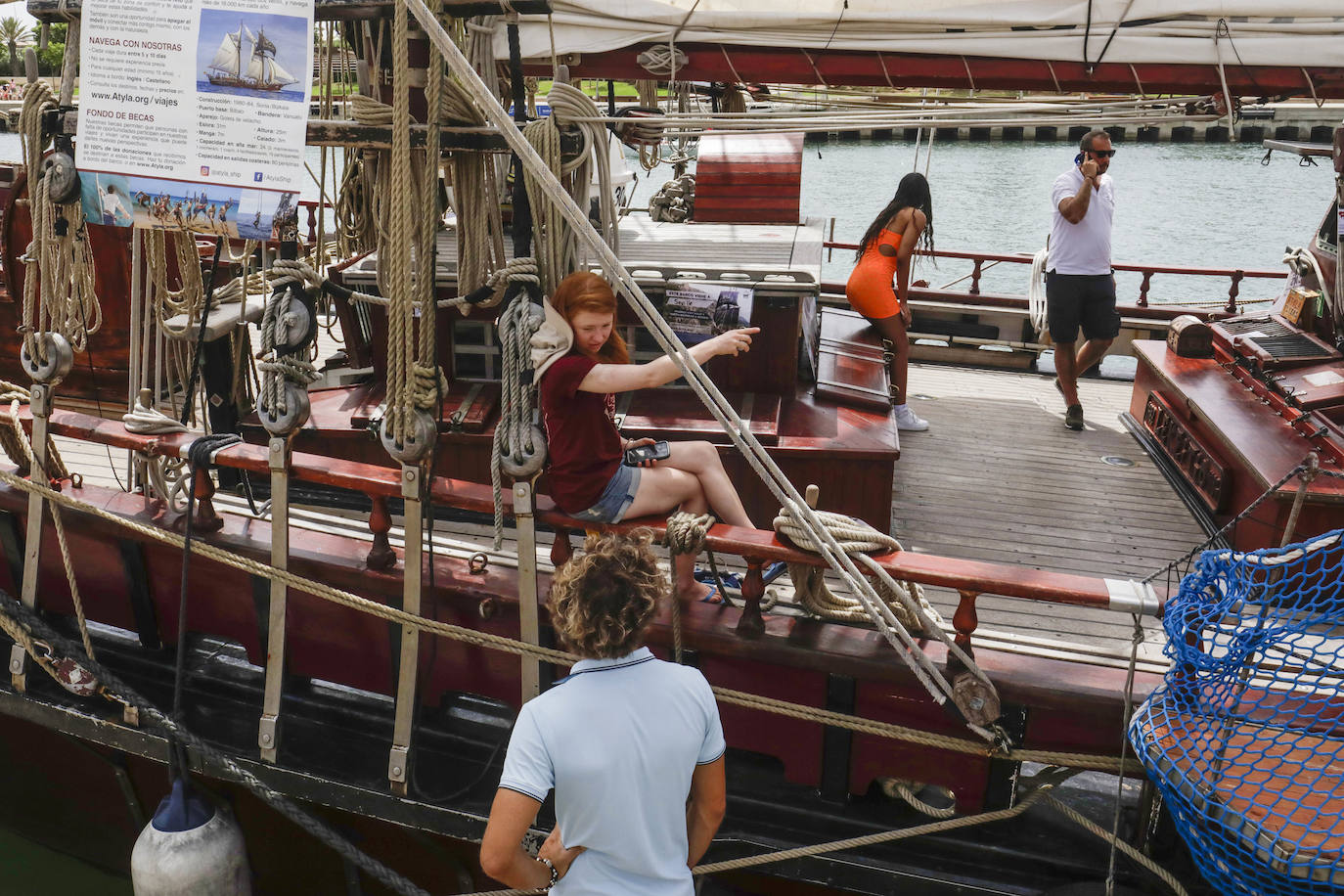 Fotos: La Iacobus Maris, la joya del mar que visita Valencia