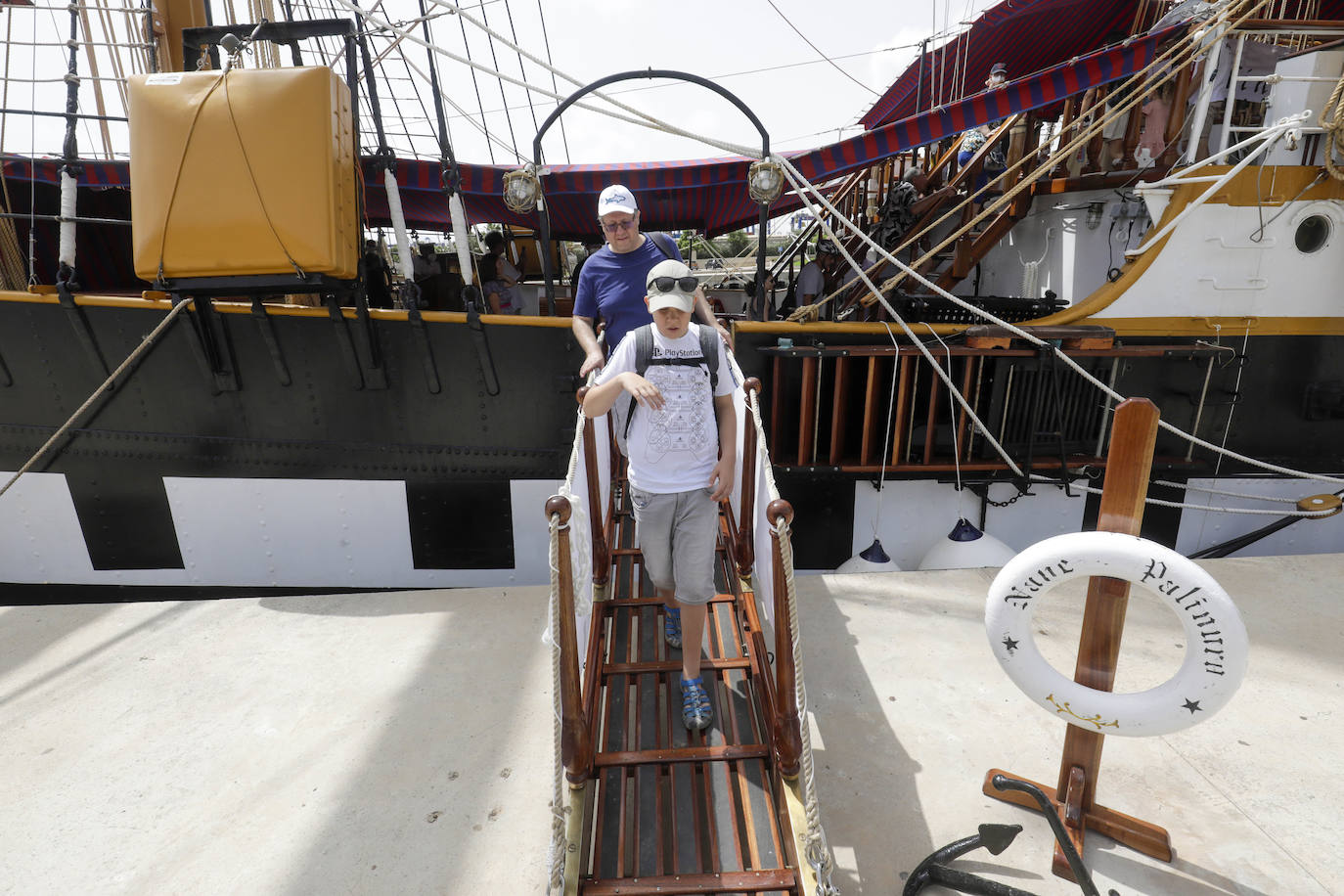 Fotos: La Iacobus Maris, la joya del mar que visita Valencia