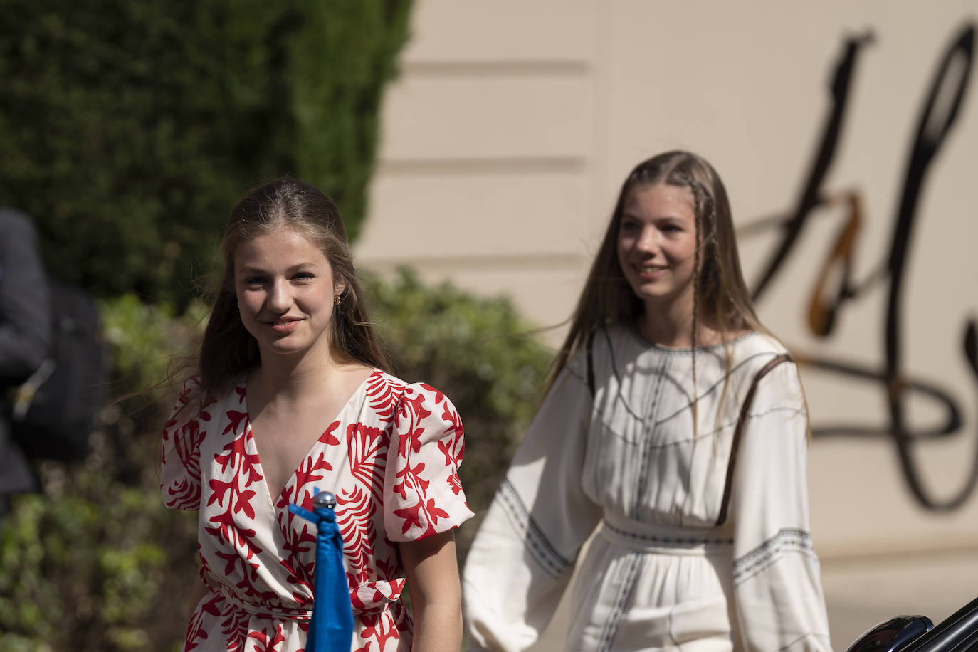 Fotos: Leonor viaja a Girona por primera vez