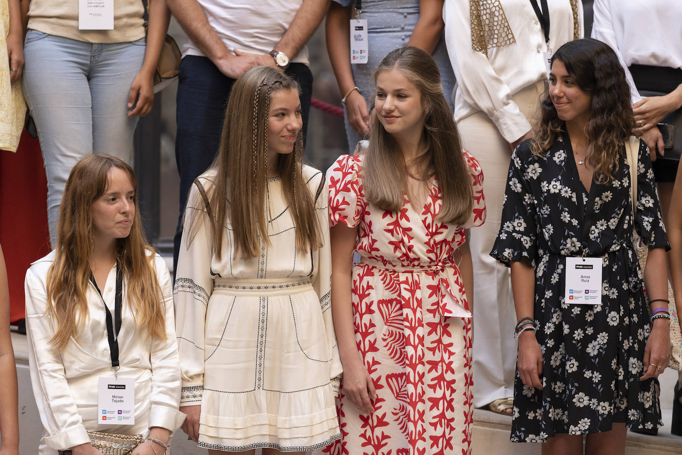 Fotos: Leonor viaja a Girona por primera vez