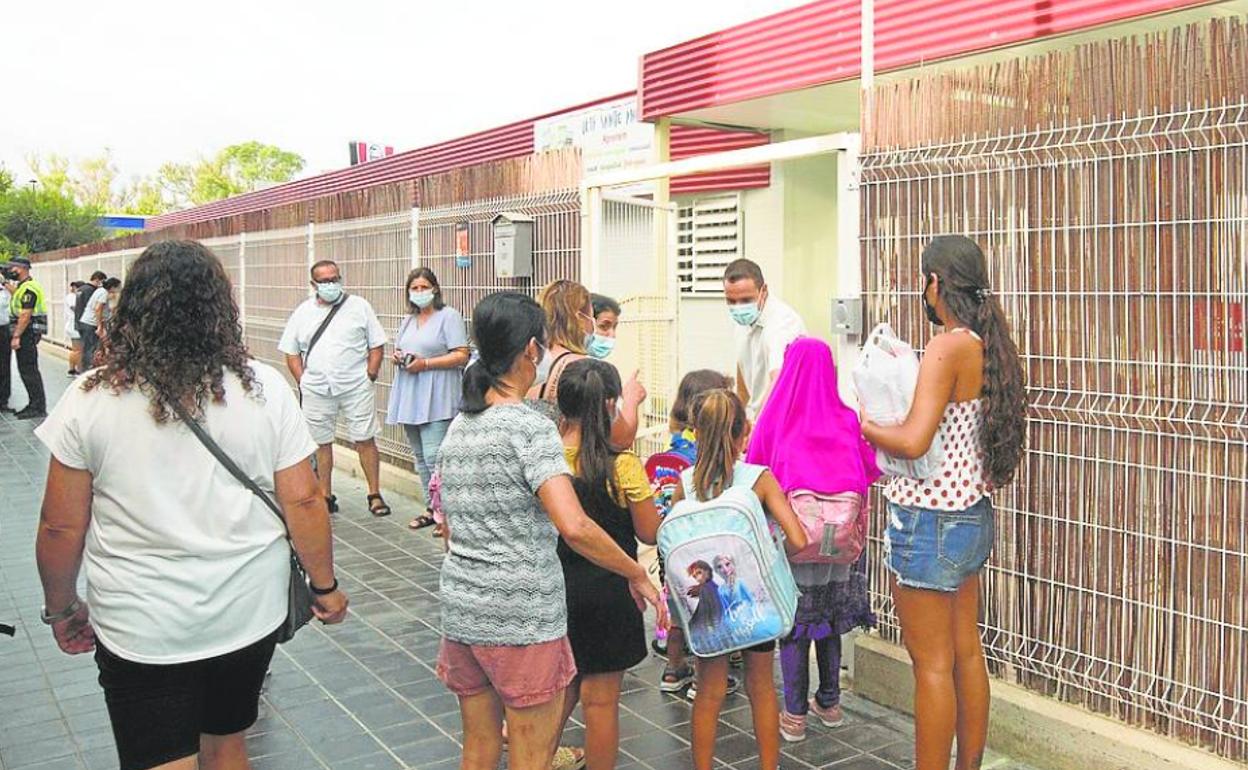 Colegio Santo Ángel de la Guarda, cuyas instalaciones definitivas forman parte de Edificant. 