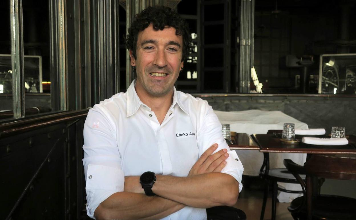 El chef Eneko Atxa (restaurante Azurmendi). 