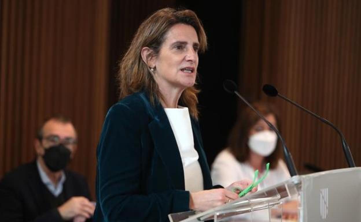 La ministra para la Transición Ecológica Teresa Ribera