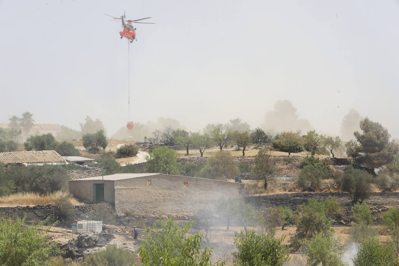 Fotos: Los efectos del incendio de Venta del Moro