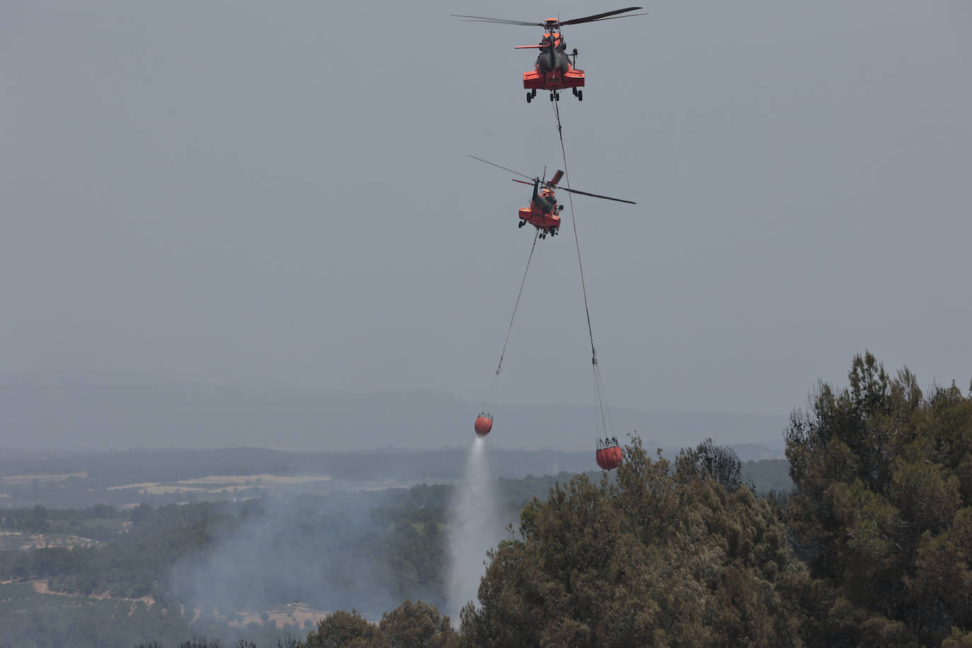 Fotos: Los efectos del incendio de Venta del Moro