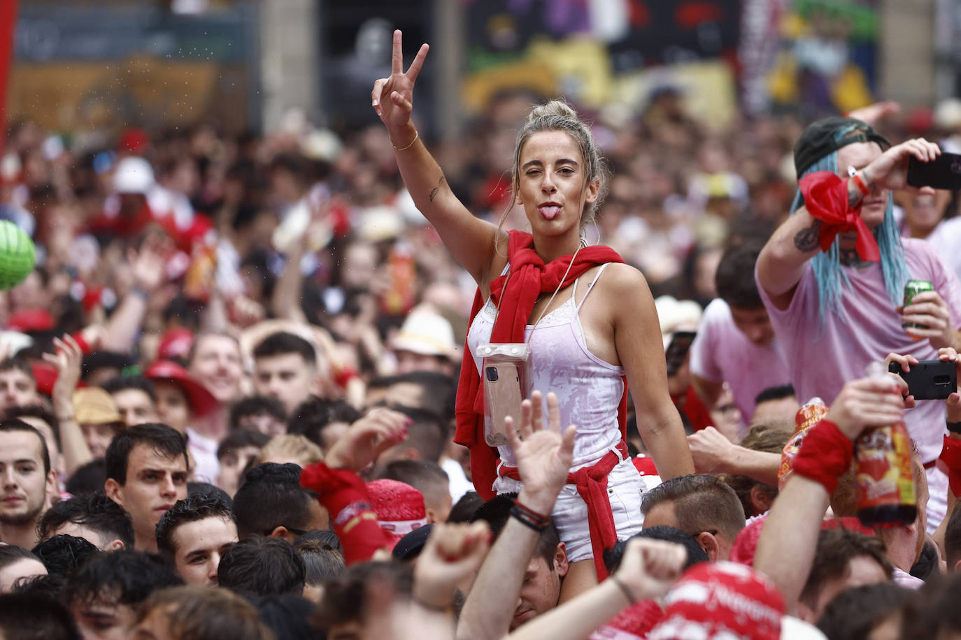 Fotos: Así ha sido el chupinazo de los Sanfermines 2022