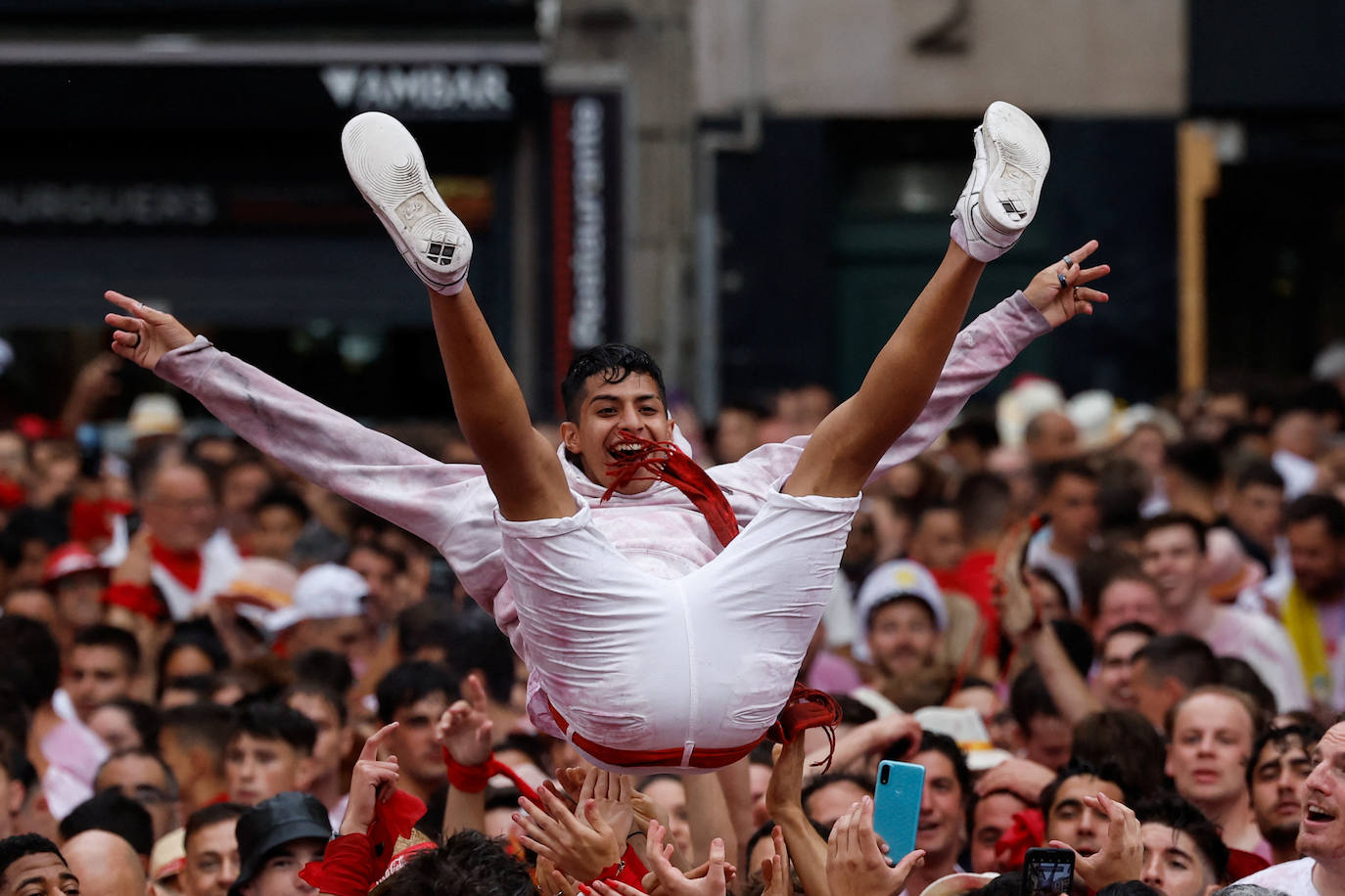 Fotos: Así ha sido el chupinazo de los Sanfermines 2022