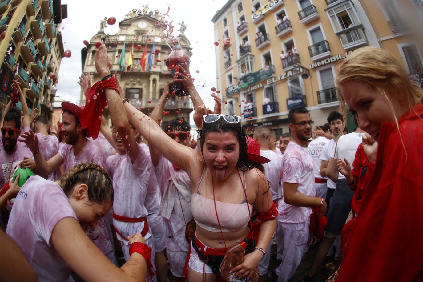 Fotos: Así ha sido el chupinazo de los Sanfermines 2022