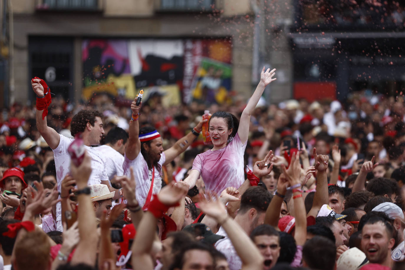 Fotos: Así ha sido el chupinazo de los Sanfermines 2022