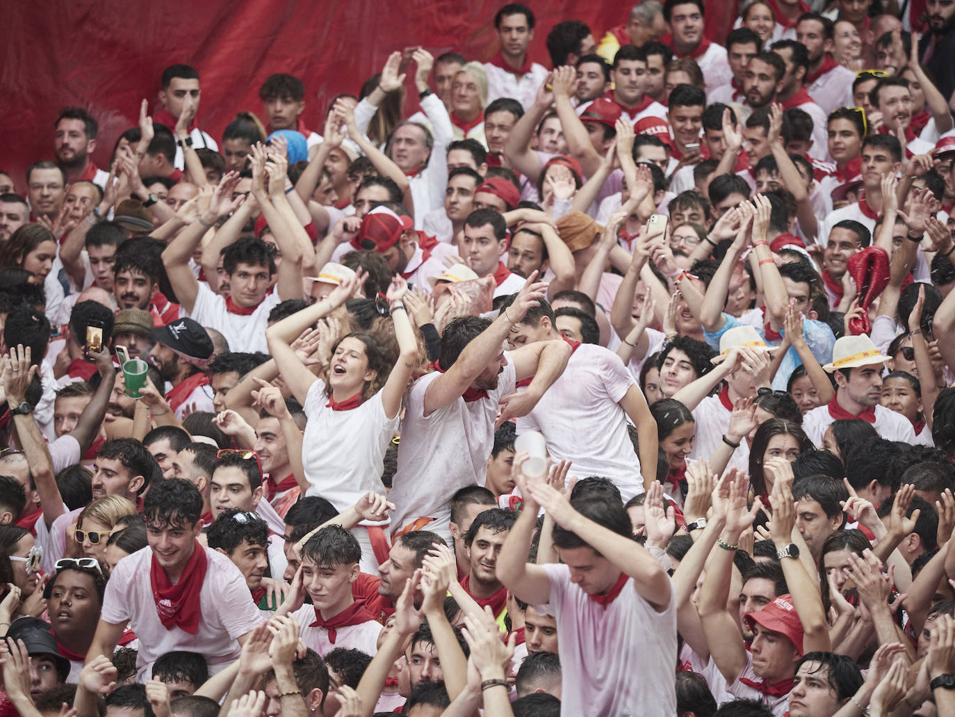 Fotos: Así ha sido el chupinazo de los Sanfermines 2022