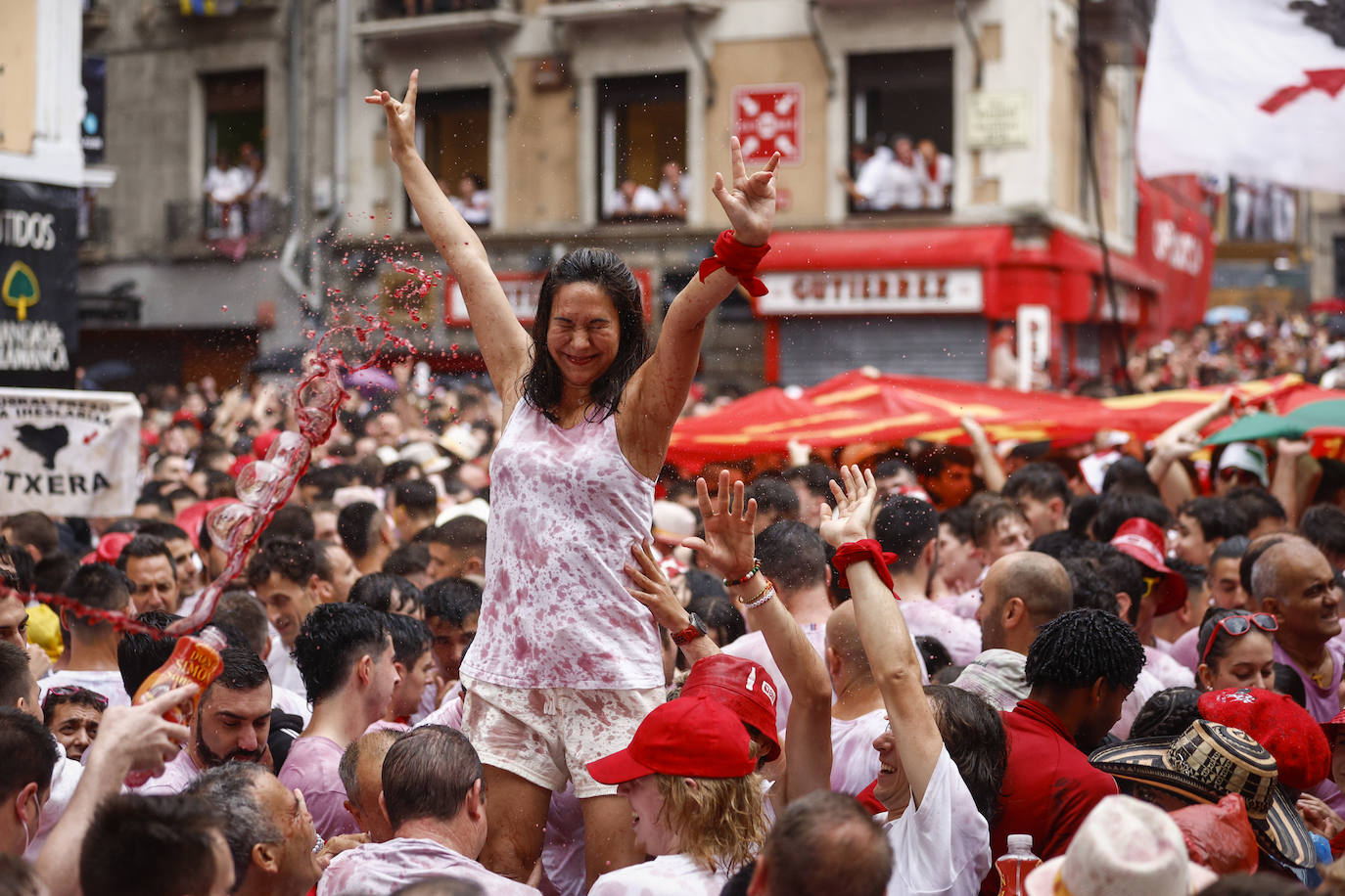 Fotos: Así ha sido el chupinazo de los Sanfermines 2022