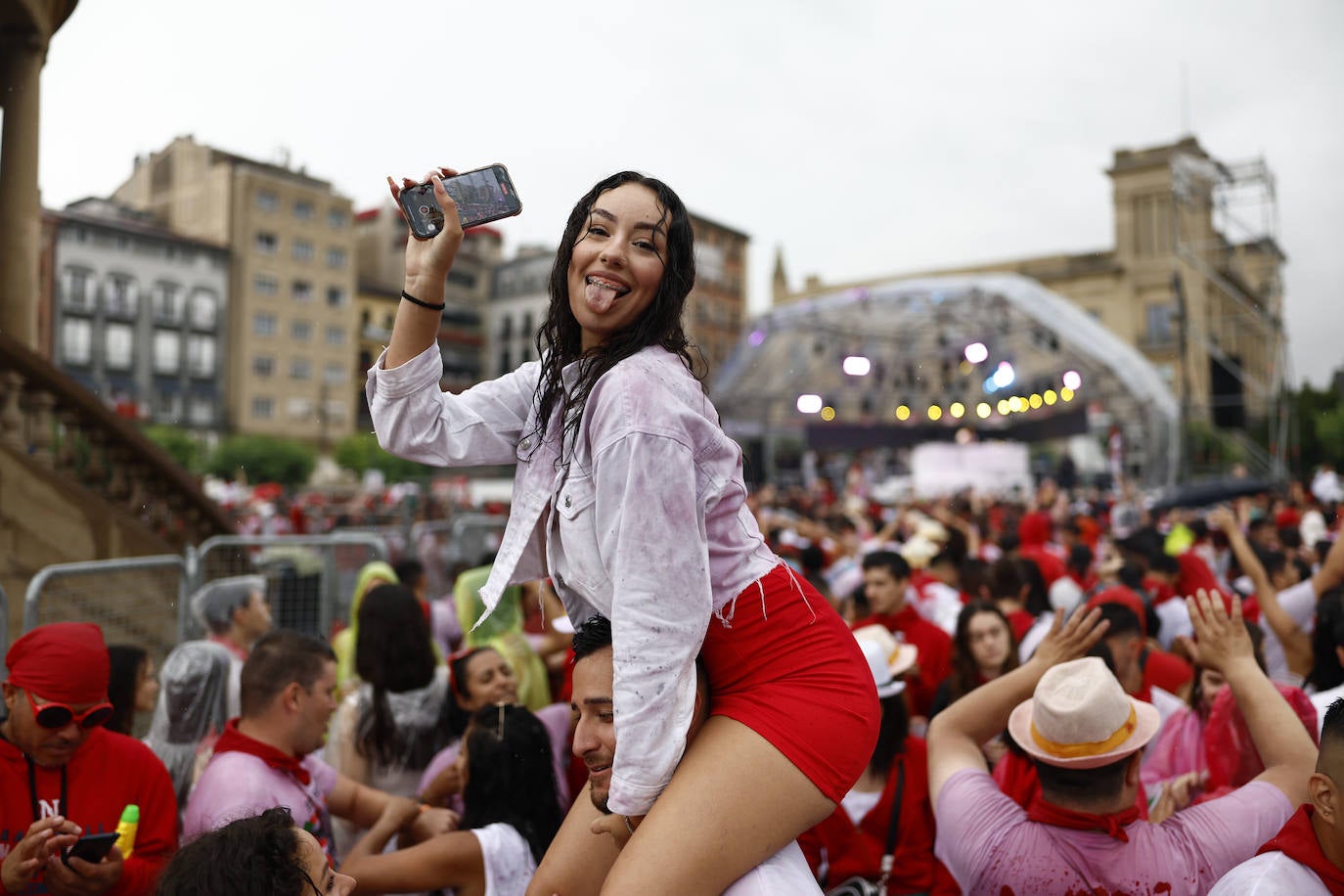 Fotos: Así ha sido el chupinazo de los Sanfermines 2022