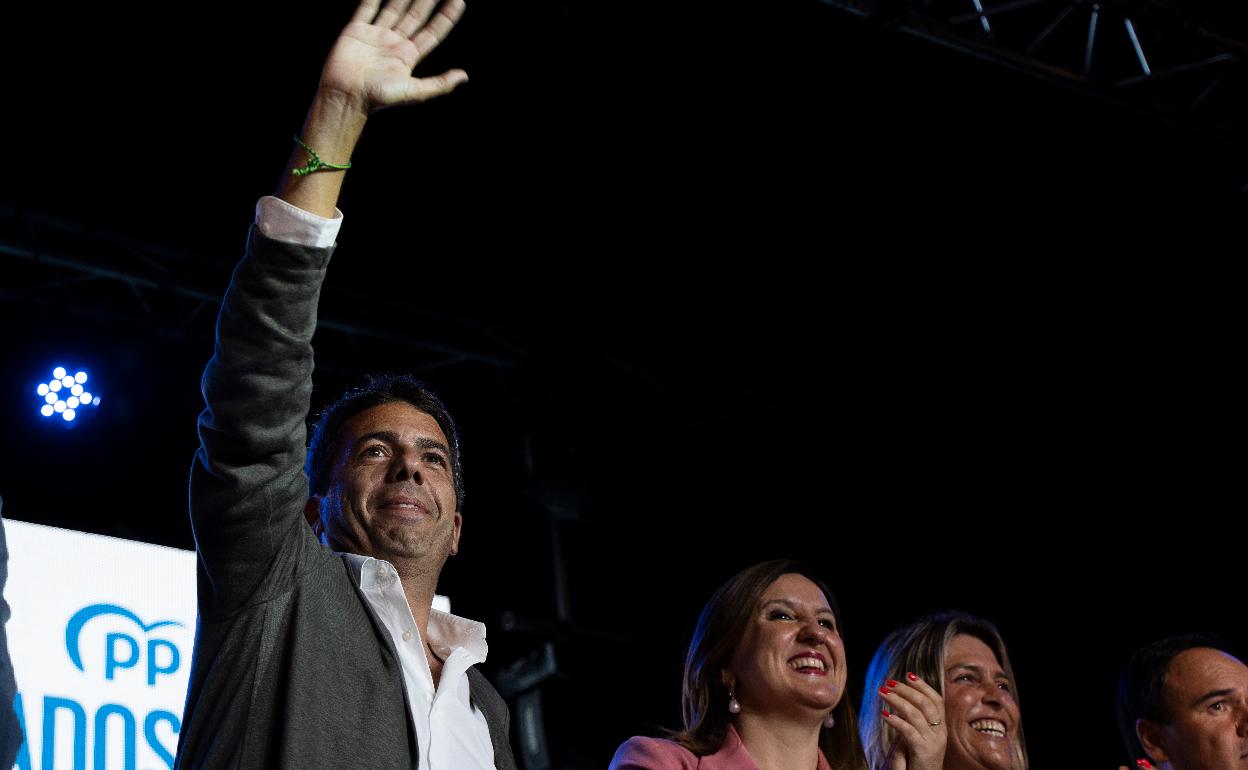 Carlos Mazón y María José Catalá, en el acto de la semana pasada en Valencia. 