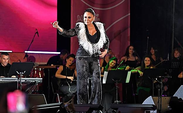 Isabel Pantoja, este viernes en Madrid. 