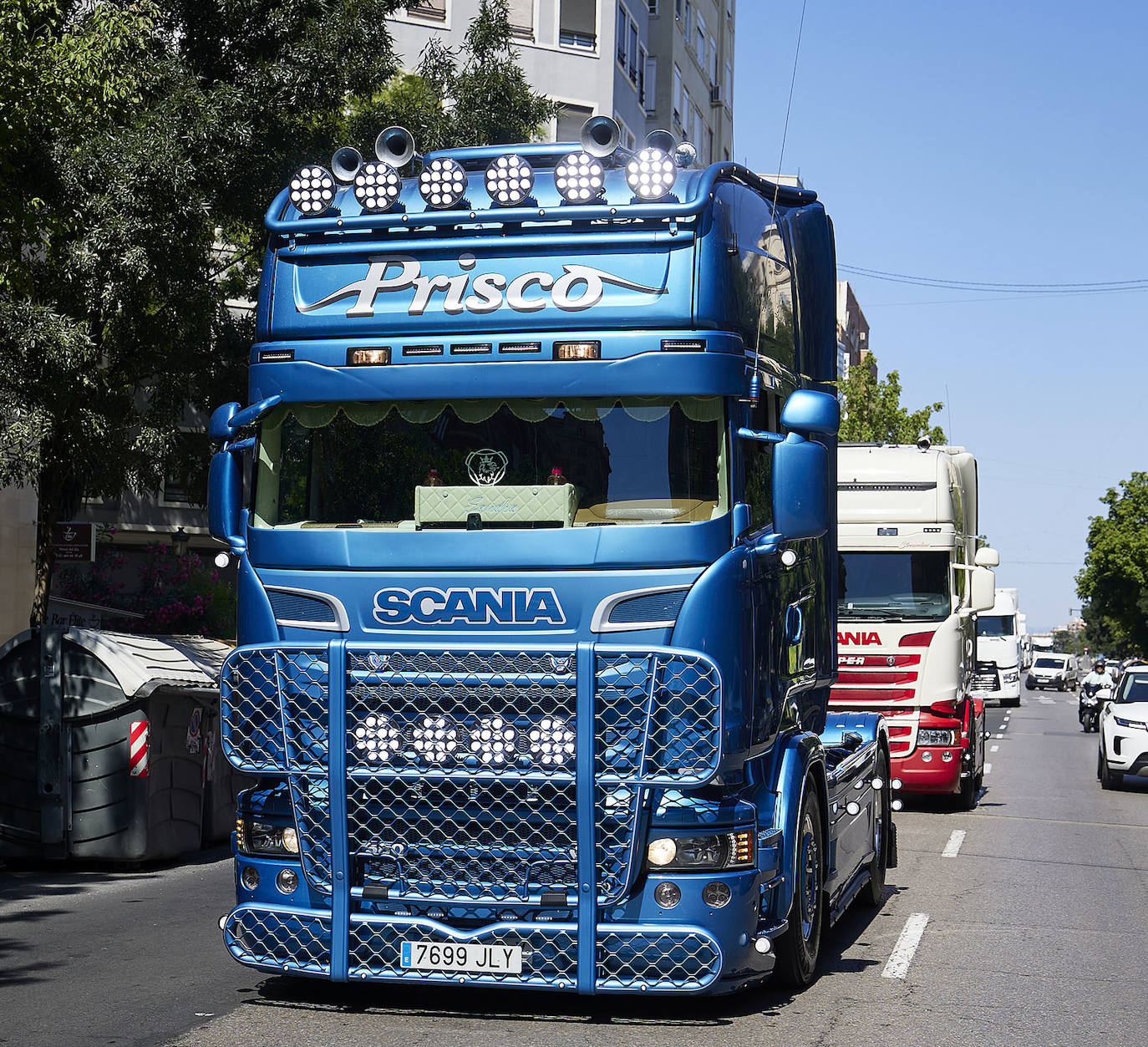 Fotos: Los camioneros valencianos honran a San Cristobal