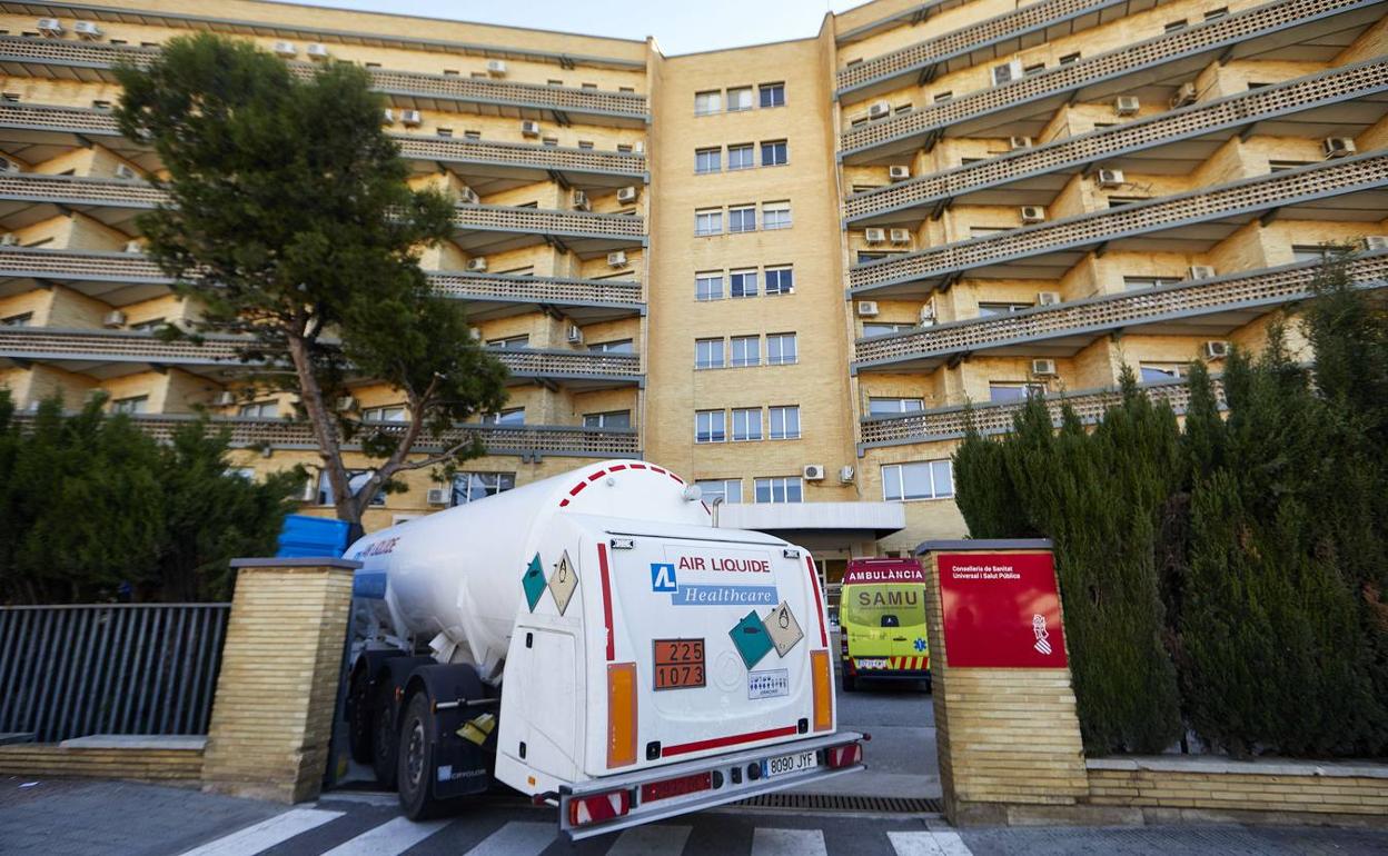 El antiguo complejo hospitalario de La Fe. 