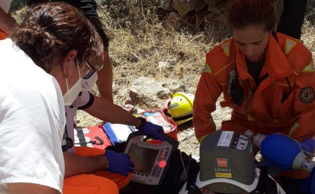 Muere un anciano en el paraje natural de Pou Clar de Ontinyent