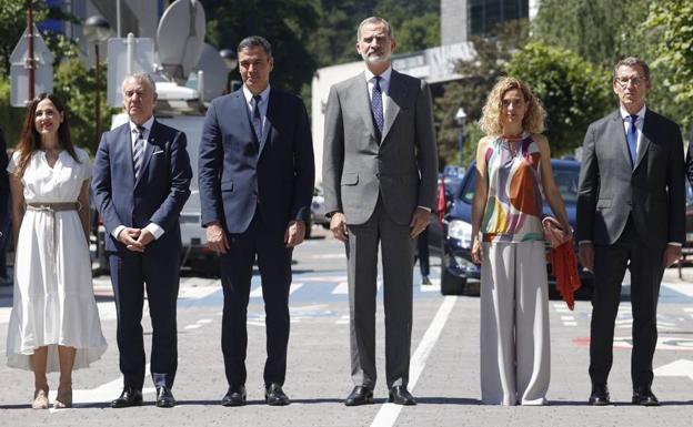 El Rey reivindica el 'espíritu de Ermua' como la victoria «de la moral frente al miedo»