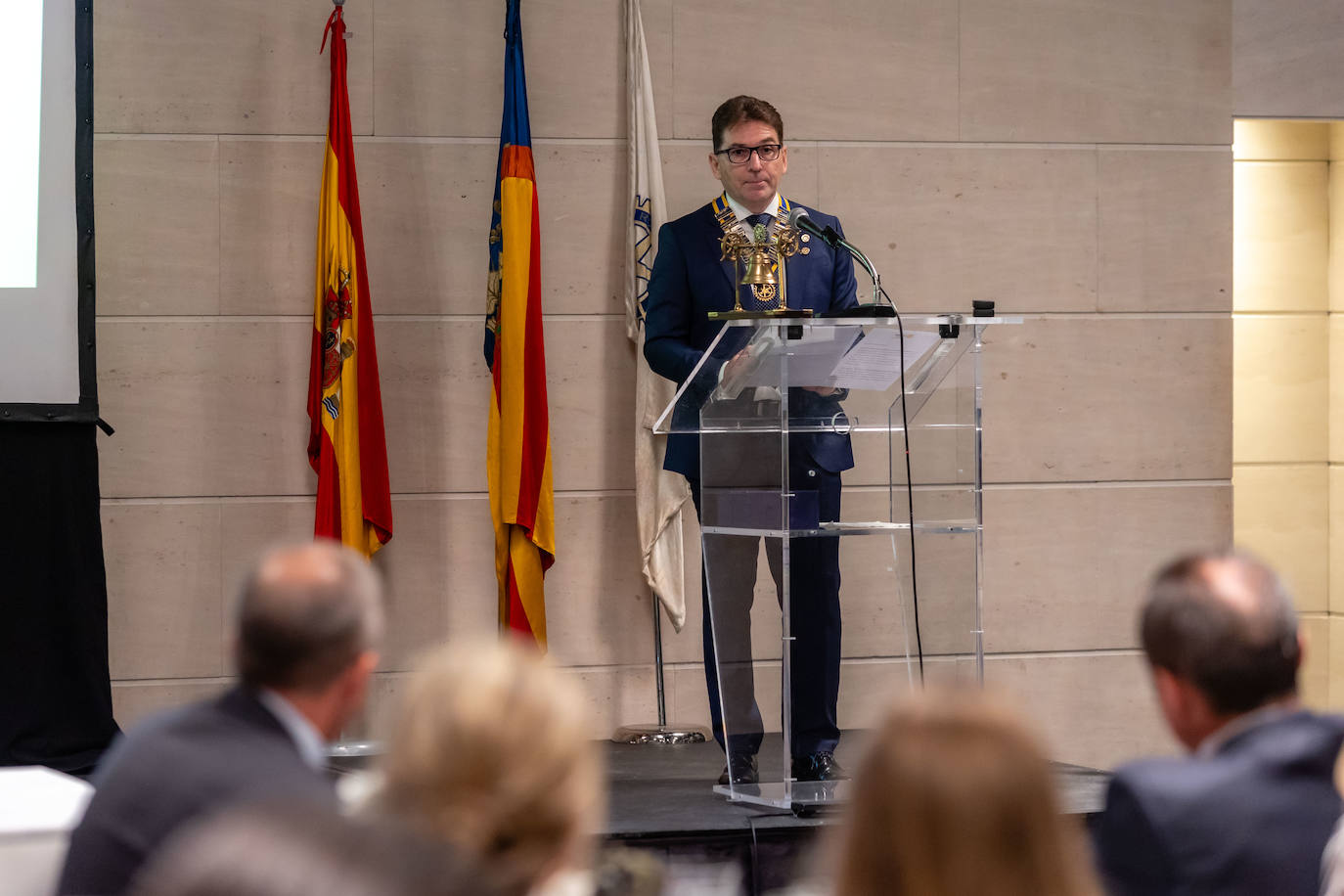 Manuel Roca Pérez, presidente del Club Rotary Valencia Centro.