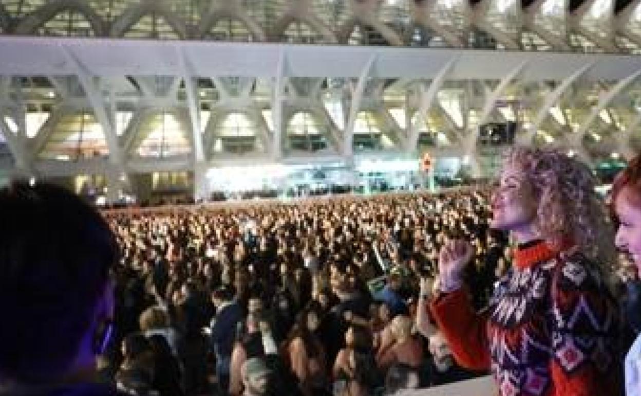 Conciertos celebrados en la Ciudad de las Artes. 