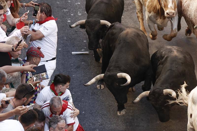 Fotos: Así ha sido el sexto encierro de San Fermín
