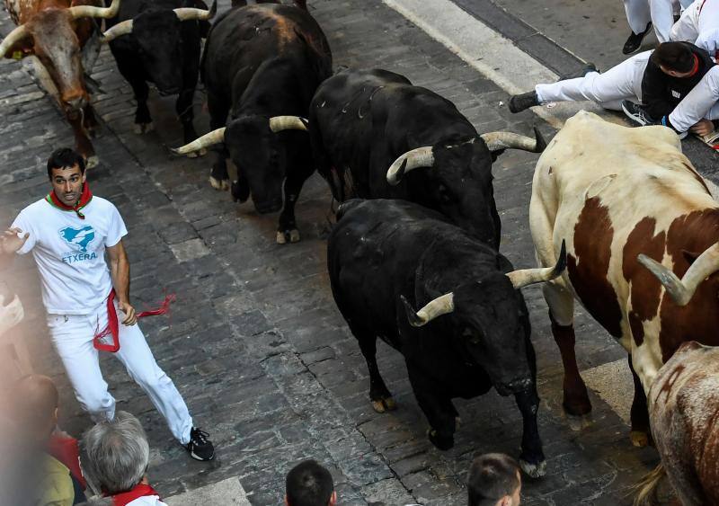 Fotos: Así ha sido el séptimo encierro de San Fermín