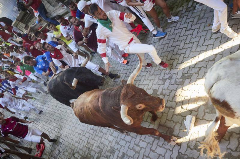 Fotos: Así ha sido el séptimo encierro de San Fermín