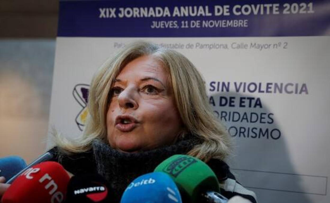 Consuelo Orodoñez durante la Jornada anual de Covite.