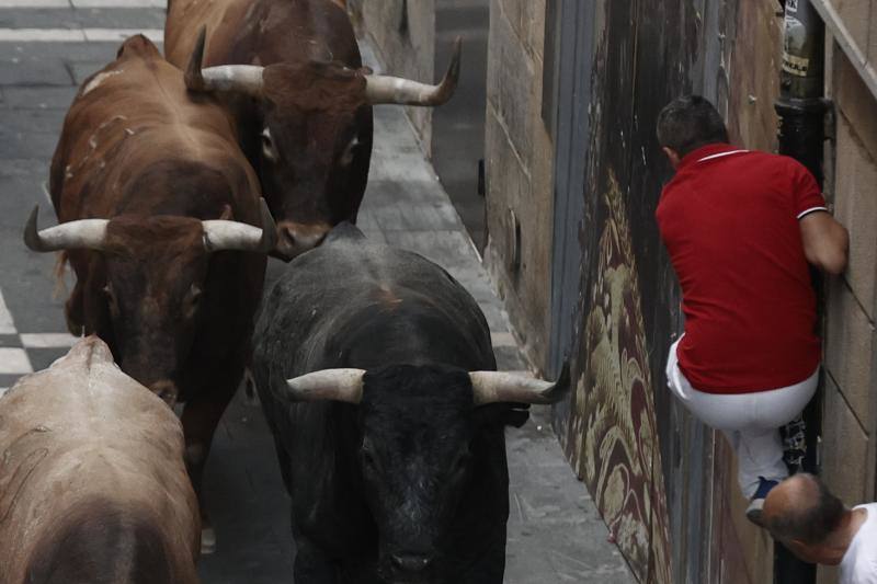 Fotos: Las mejores imágenes del encierro final de los Sanfermines